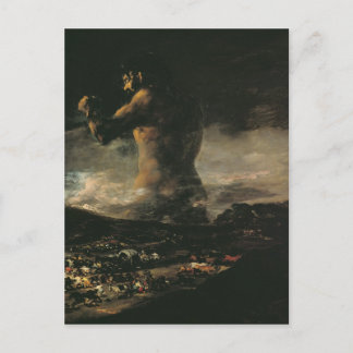 Francisco Jose de Goya y Lucientes | Der Kolossus, Postkarte