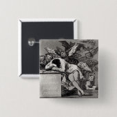 Francisco Jose de Goya y Lucientes | der Schlaf Button (Vorne & Hinten)