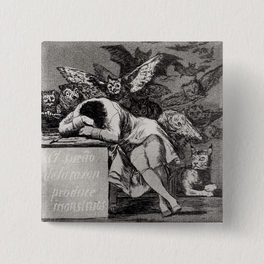 Francisco Jose de Goya y Lucientes | der Schlaf Button (Vorderseite)