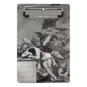 Francisco Jose de Goya y Lucientes der Schlaf Mini Klemmbrett