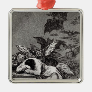Francisco Jose de Goya y Lucientes der Schlaf Ornament Aus Metall