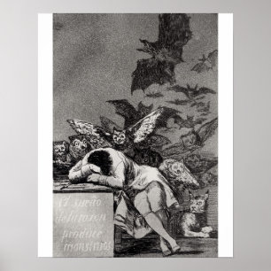 Francisco Jose de Goya y Lucientes   der Schlaf Poster