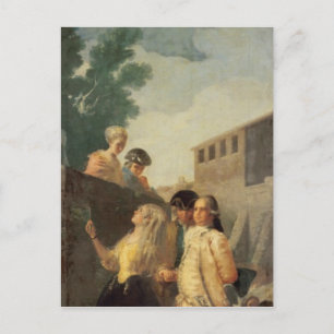 Francisco Jose de Goya y Lucientes Der Soldat a Postkarte