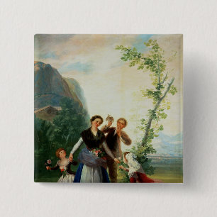 Francisco Jose de Goya y Lucientes   die Floristen Button