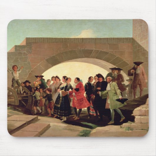 Francisco Jose de Goya y Lucientes | die Hochzeit, Mousepad (Vorne)