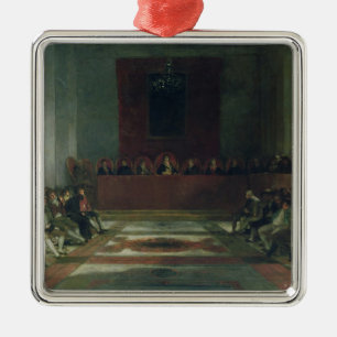 Francisco Jose de Goya y Lucientes die Junta von Silbernes Ornament