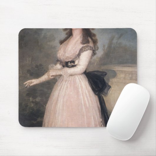 Francisco Jose de Goya y Lucientes | Dona Tadea AR Mousepad (Mit Mouse)