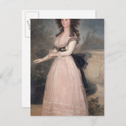 Francisco Jose de Goya y Lucientes | Dona Tadea Ar Postkarte (Vorne/Hinten)