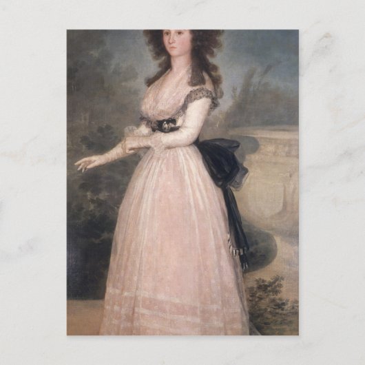 Francisco Jose de Goya y Lucientes | Dona Tadea Ar Postkarte (Vorderseite)