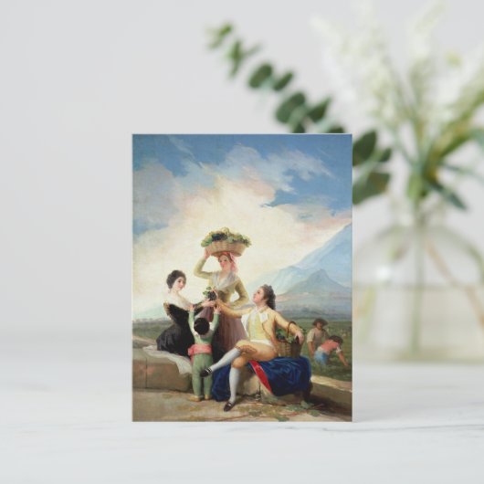 Francisco Jose de Goya y Lucientes | Herbst oder T Postkarte (Stehend Vorderseite)