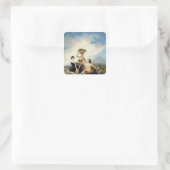 Francisco Jose de Goya y Lucientes | Herbst oder T Quadratischer Aufkleber (Tasche)