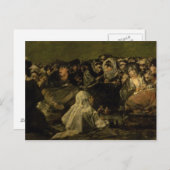 Francisco Jose de Goya y Lucientes | Hexen Postkarte (Vorne/Hinten)