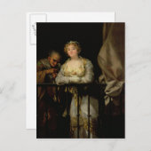 Francisco Jose de Goya y Lucientes | Maja und Cele Postkarte (Vorne/Hinten)