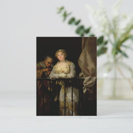 Francisco Jose de Goya y Lucientes | Maja und Cele Postkarte (Stehend Vorderseite)