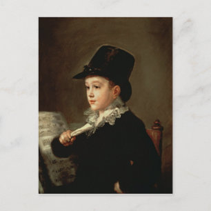 Francisco Jose de Goya y Lucientes Portrait von Postkarte