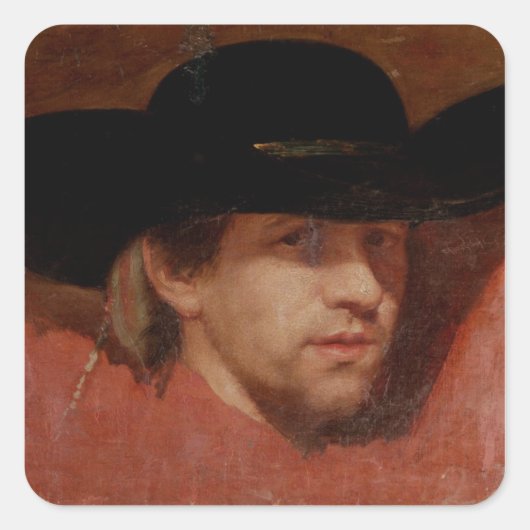 Francisco Jose de Goya y Lucientes | Portrait, vor Quadratischer Aufkleber (Vorderseite)