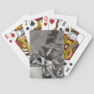 Francisco Jose de Goya y Lucientes Schlaf von Spielkarten