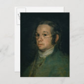 Francisco Jose de Goya y Lucientes | Selbstportrai Postkarte (Vorne/Hinten)