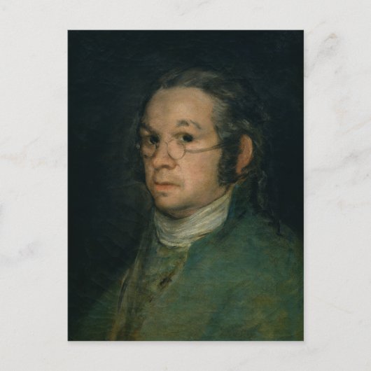 Francisco Jose de Goya y Lucientes | Selbstportrai Postkarte (Vorderseite)