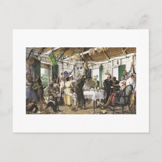 Francisco Oller El Velorio Postkarte (Vorderseite)