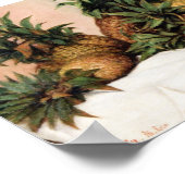 Francisco Oller Pineapples Poster (Ecke)