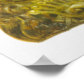 Francisco Pizarro neben dem Inka Kaiser Atahualpa Poster (Ecke)