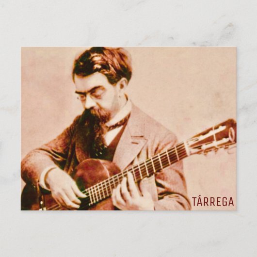 Francisco Tárrega Postkarte (Vorderseite)