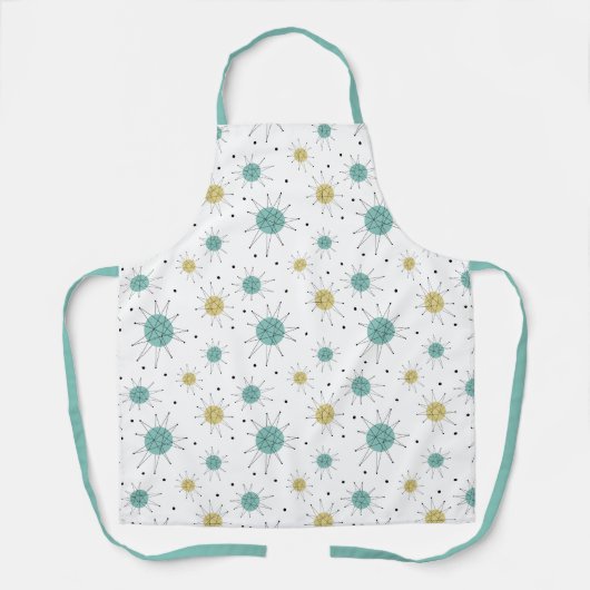 Franciskische Sternexplosion Atomic Pattern Mitte Schürze (Vorderseite)