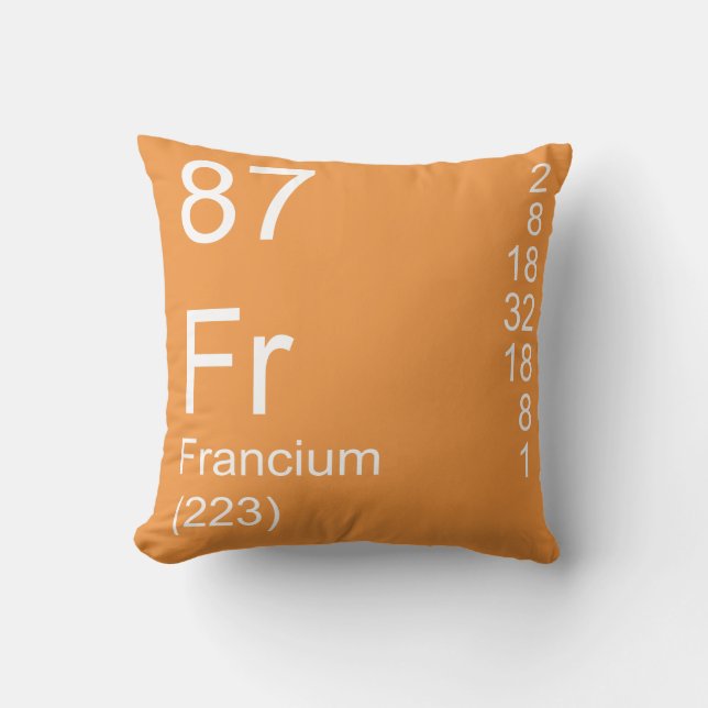 Francium Kissen (Vorderseite)