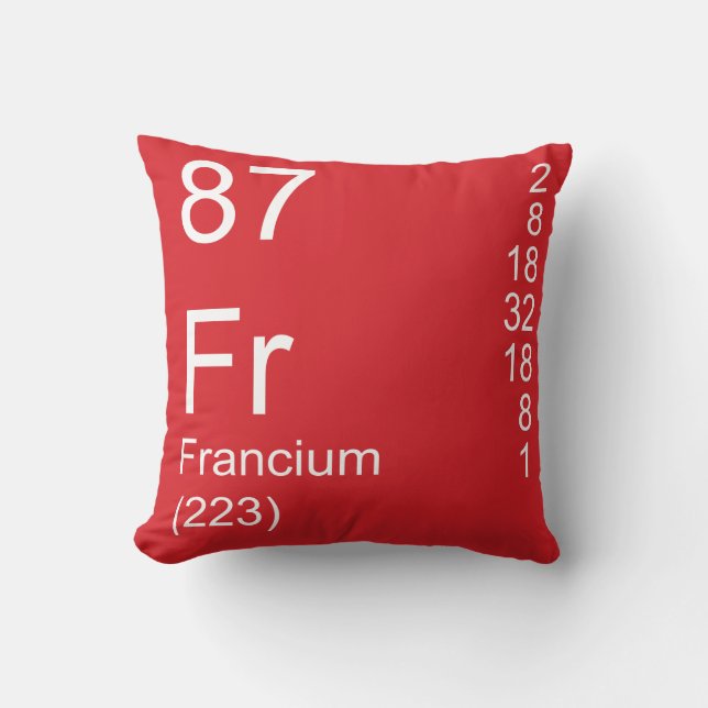 Francium Kissen (Vorderseite)