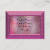 Franckelton Milan Business Card Visitenkarte (Rückseite)