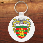 Franco Coat of Arms (Mantled) Schlüsselanhänger (Vorderseite)