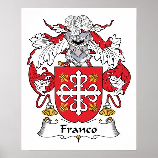 Franco Familienwappen Poster (Vorne)
