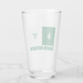 Franco-Ontarian Flag Glas (Rückseite)