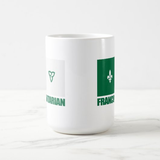 Franco-Ontarian Kaffeetasse (Mittel)