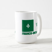 Franco-Ontarian Kaffeetasse (VorderseiteRechts)