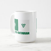 Franco-Ontarian Kaffeetasse (Vorderseite Links)
