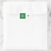 Franco Ontarian, Kanada Runder Aufkleber (Tasche)