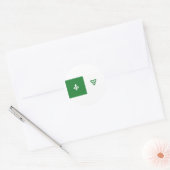 Franco Ontarian, Kanada Runder Aufkleber (Umschlag)
