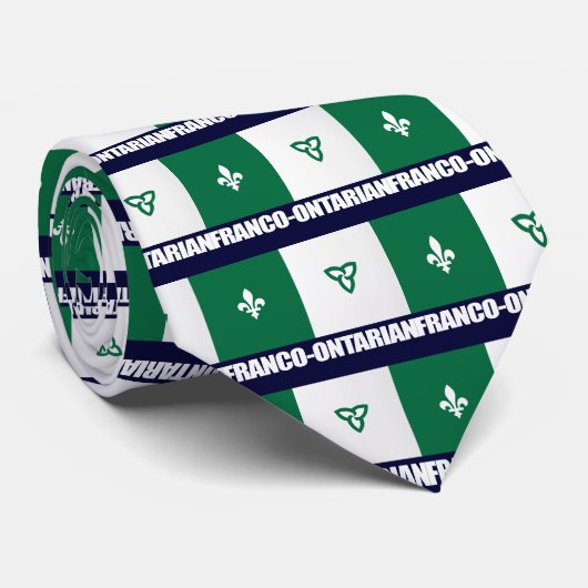 Franco-Ontarian Krawatte (Gerollt)