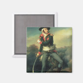 Francois Athanese Charette de Contrie 1819 Magnet (Vorderseite/Rückseite)