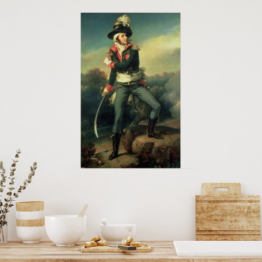 Francois Athanese Charette de Contrie 1819 Poster (Küche)