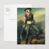 Francois Athanese Charette de Contrie 1819 Postkarte (Vorne/Hinten)