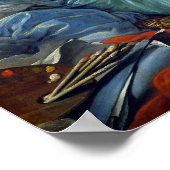 François Boucher Allegory of Painting Poster (Ecke)