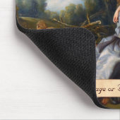Francois Boucher die Billetdou-Rokokodamenkunst Mousepad (Ecke)