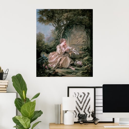 François Boucher - Die geheime Botschaft Poster (Heimbüro)