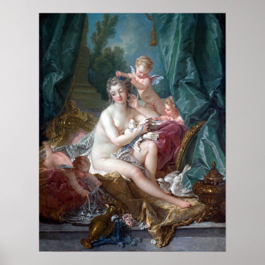 François Boucher Die Toilette der Venus Poster (Vorne)