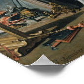 François Boucher - La toilette, 1742 Poster (Ecke)