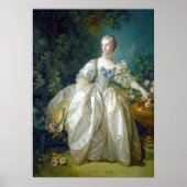 François Boucher Madame Bergeret Poster (Vorne)