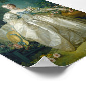 François Boucher - Madame Bergeret Poster (Ecke)